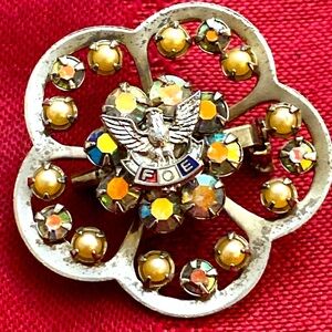 5/$10❤️❤️❤️Vintage FOE Fraternal Order of Eagle Broach